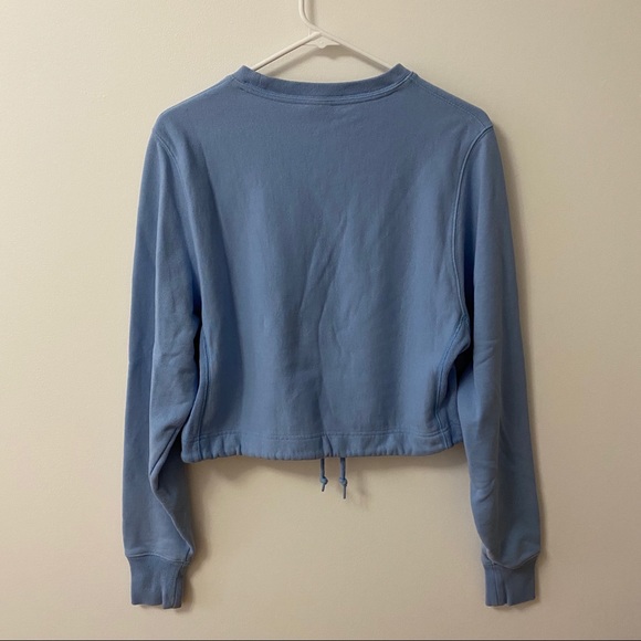 VICTORIA SECRET PINK CREW NECK BABY BLUE SWEATSHIR - Picture 3 of 8